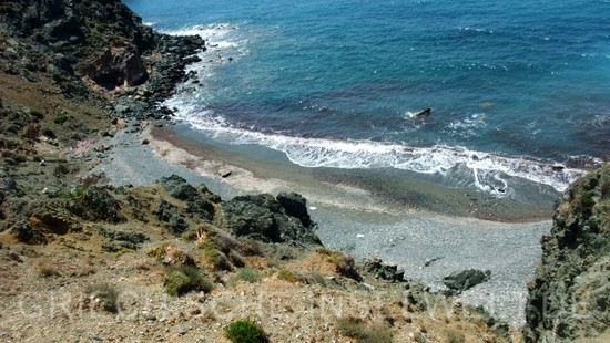 Hohlaka Strand - Blick von oben nach Links