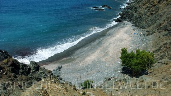 Hohlaka Strand - Blick von oben nach Rechts