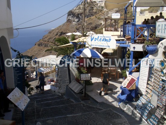 Santorini Caldera Hauptgasse