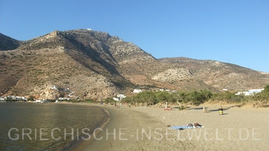 Kamares Strand - Blick Richtung Norden 3