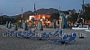Agios Georgios - Flisvos Strandbar abends