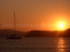 Sonnenuntergang am Mylopotas Beach