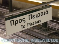 Verbindung Flughafen nach Piraeus